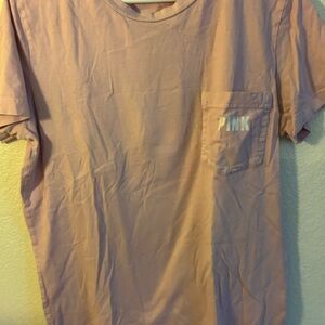 PINK Victoria's Secret Lavender Short Sleeve Tee